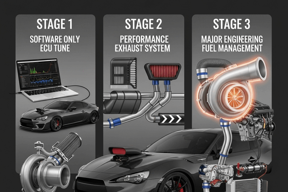 Stage 1, Stage 2 ve Stage 3 Chip Tuning Nedir? Aracınıza Hangisi Uygun?